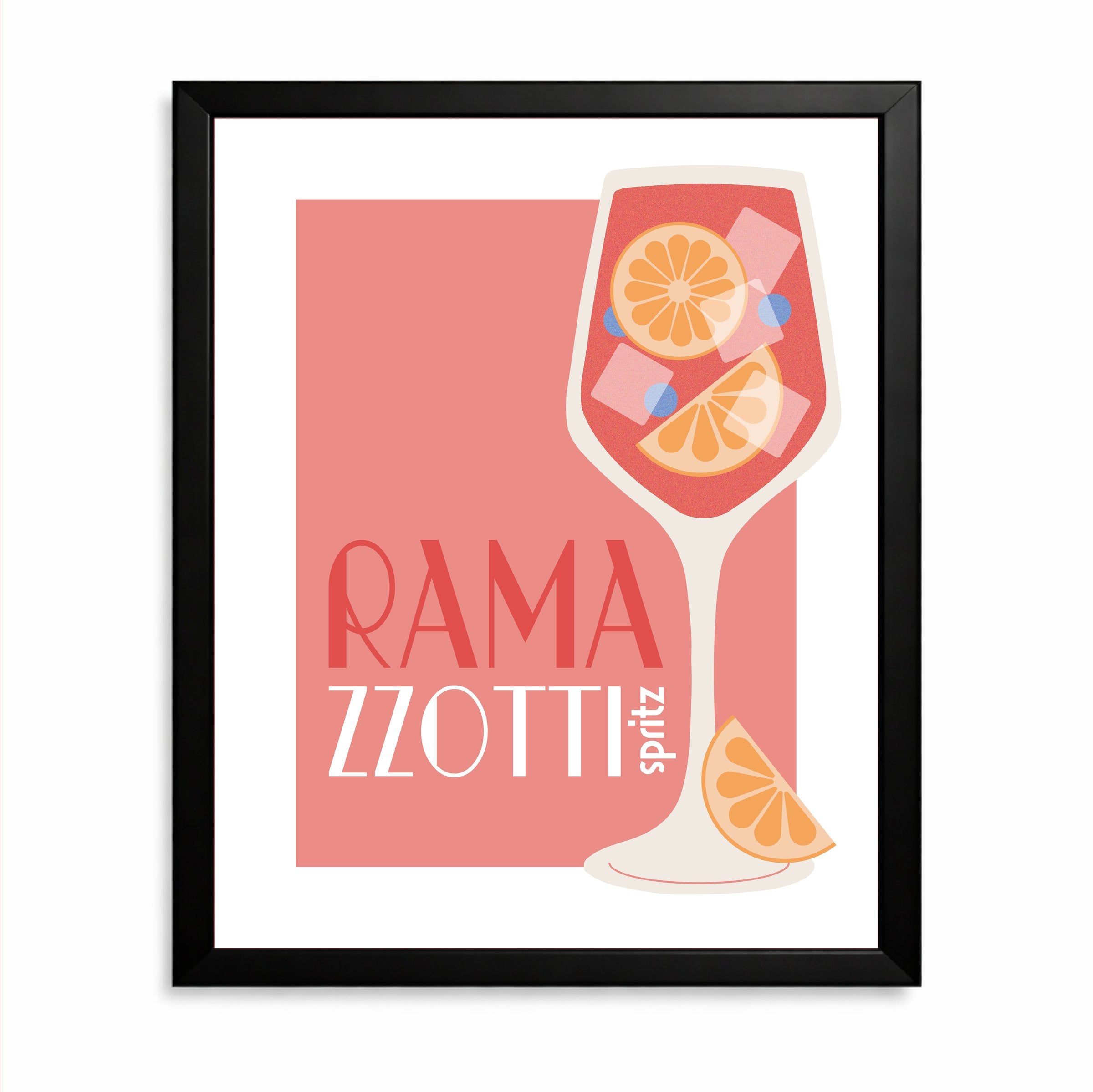Ramazzotti Spritz Line Art