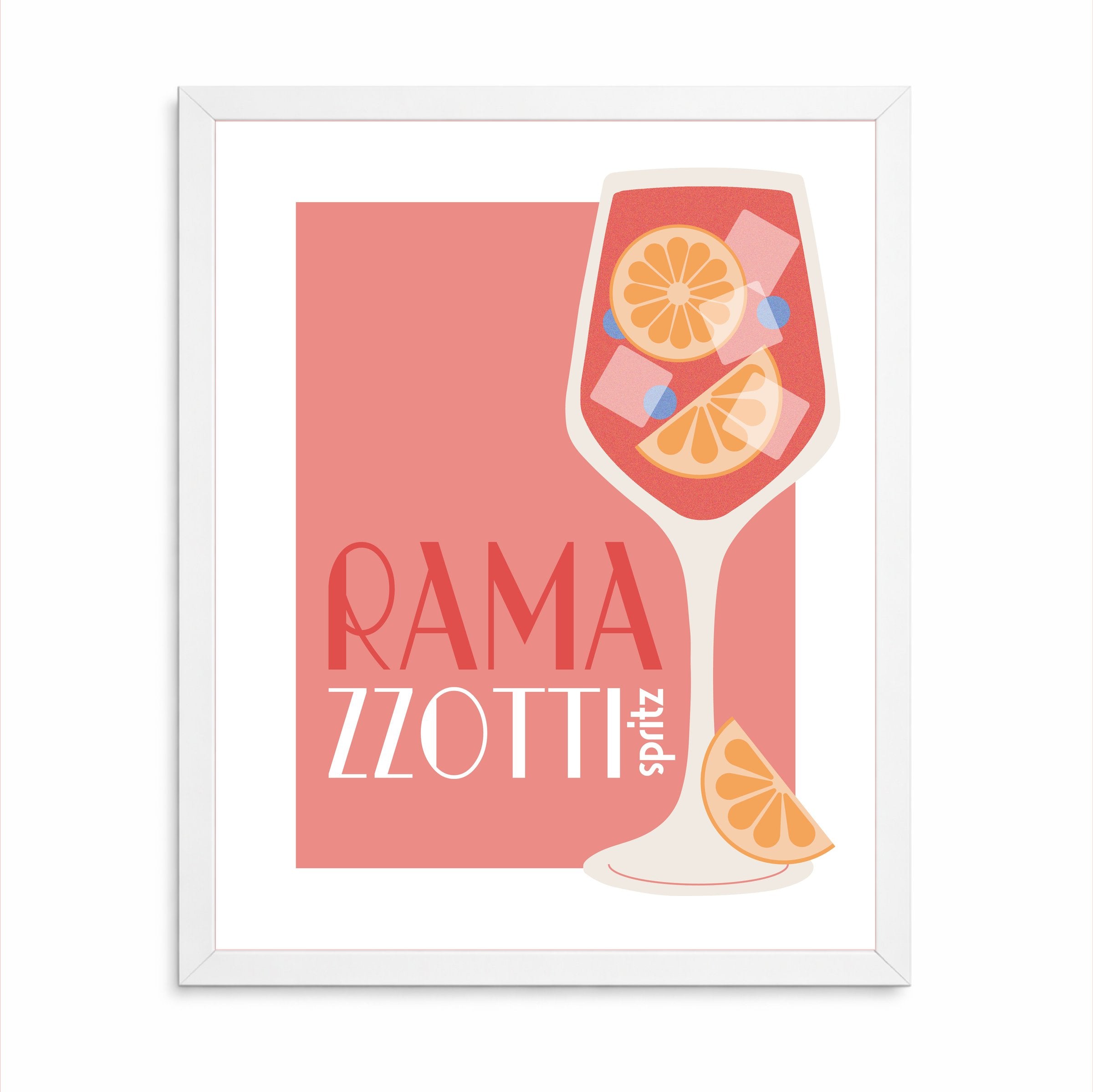 Ramazzotti Spritz Line Art