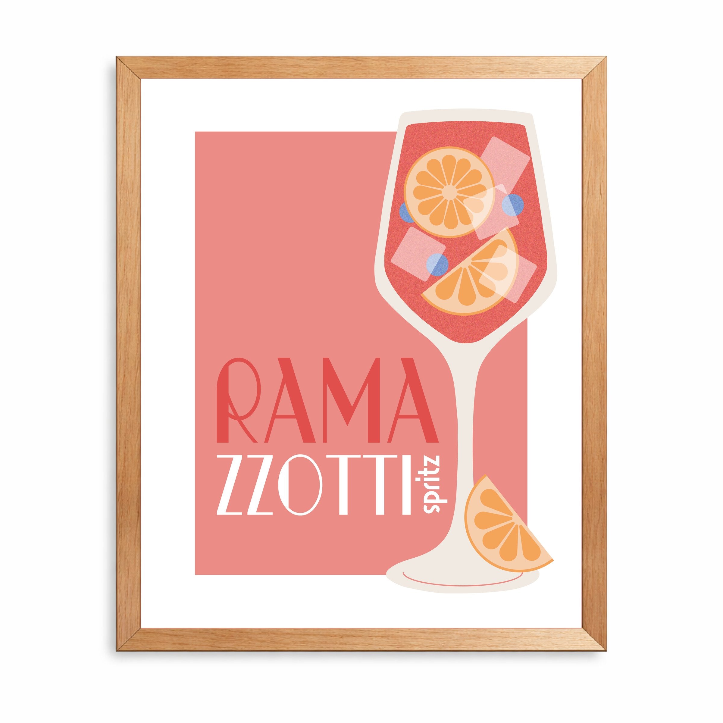 Ramazzotti Spritz Line Art