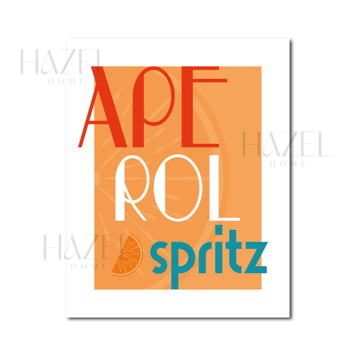 Aperol Spritz Tipográfico