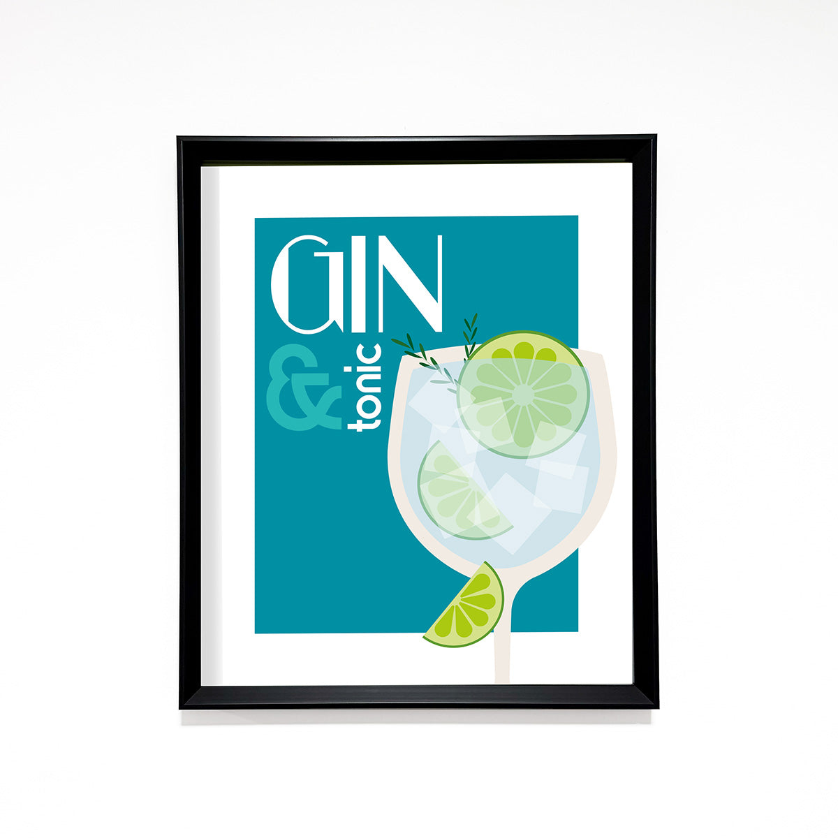 Gin Tonic Line Art