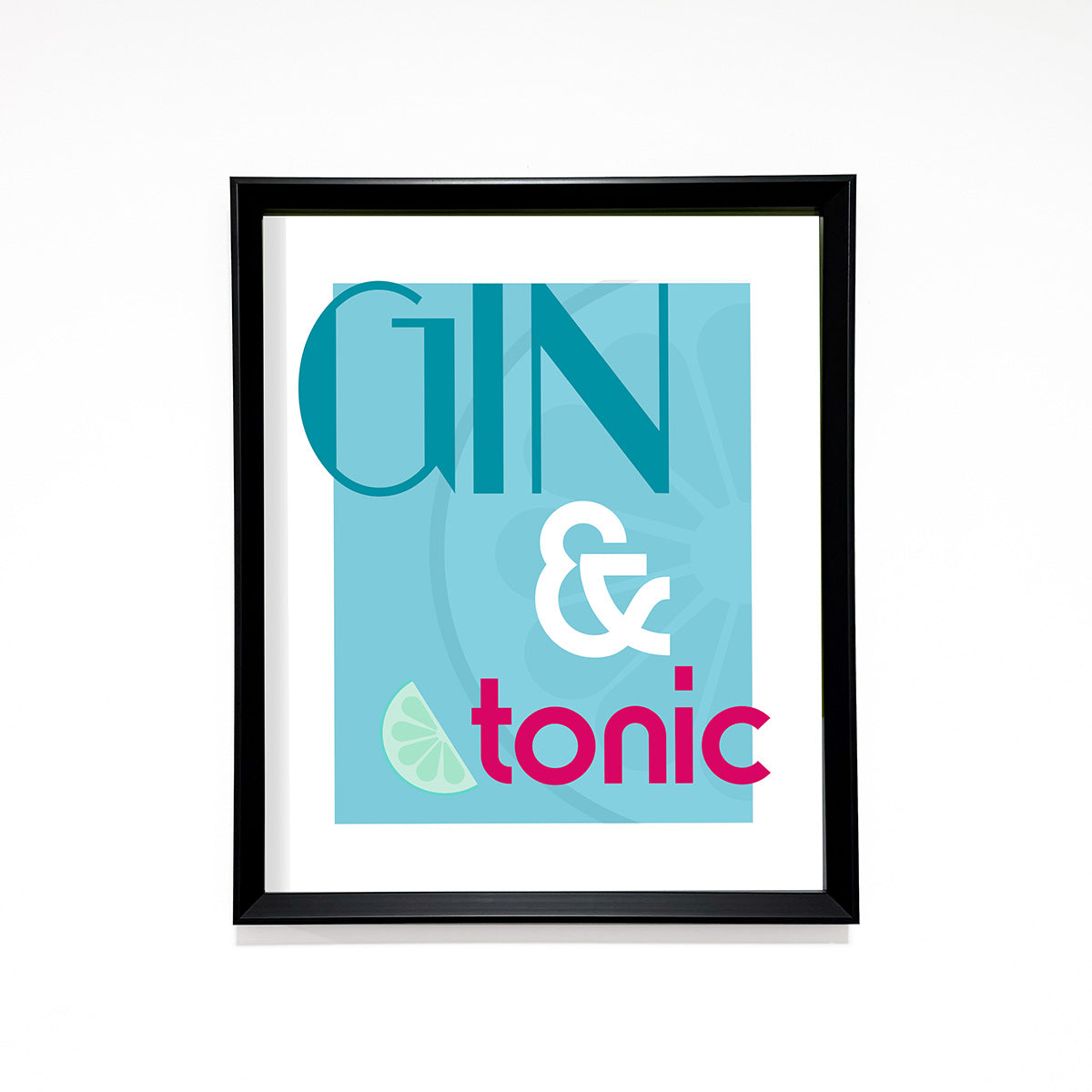 Gin Tonic Tipográfico