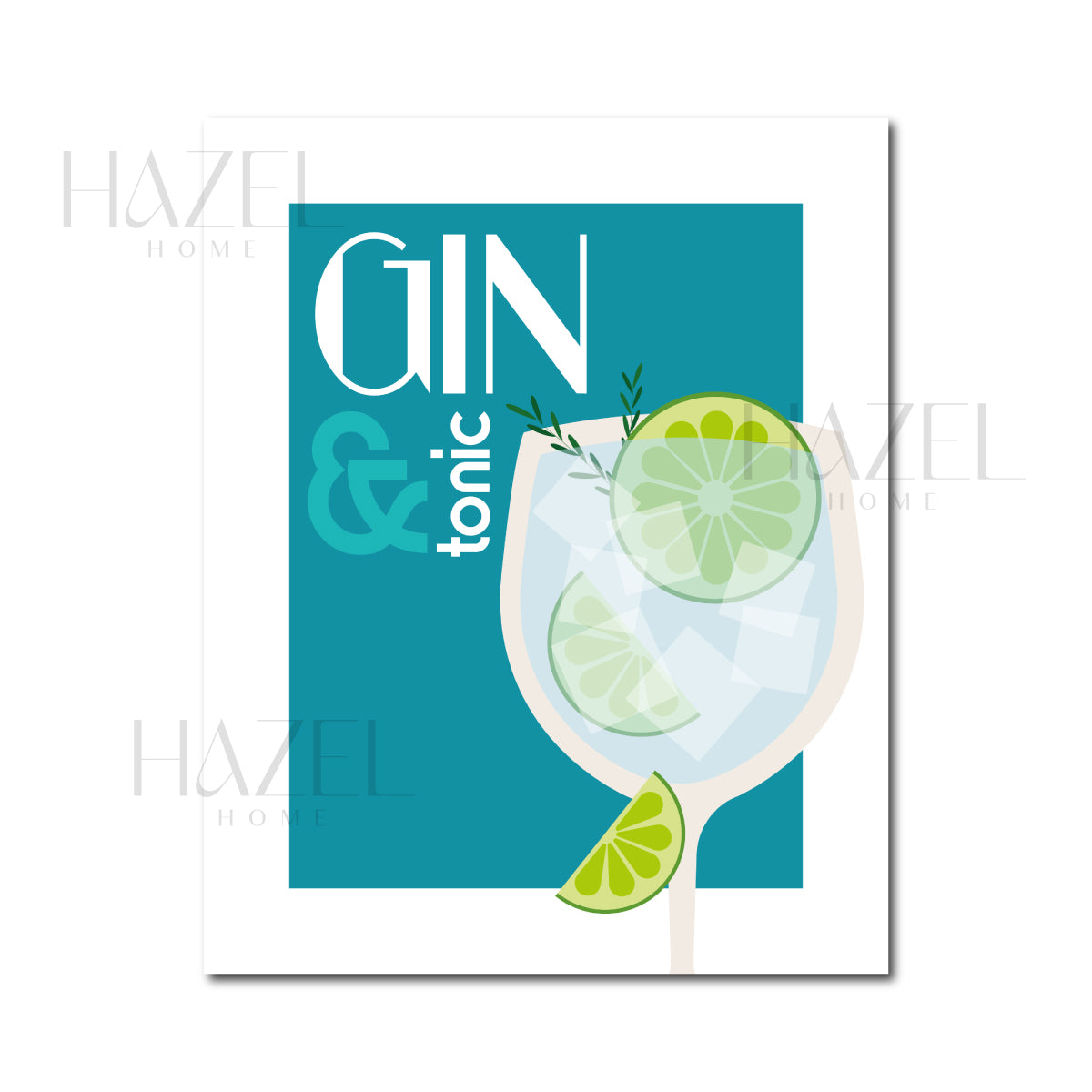 Gin Tonic Line Art