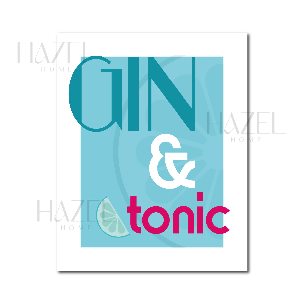 Gin Tonic Tipográfico