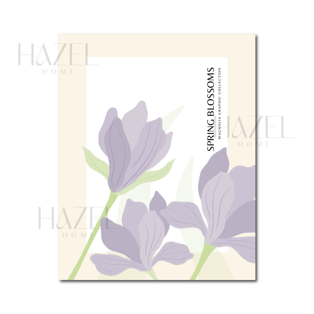 Magnolias Spring Blossom Ilustración