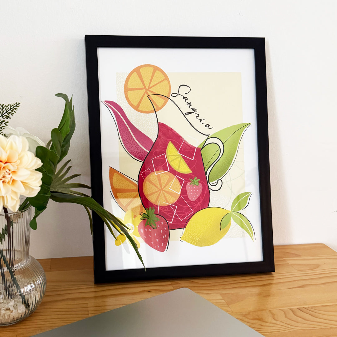 Jarra Sangría Ilustración