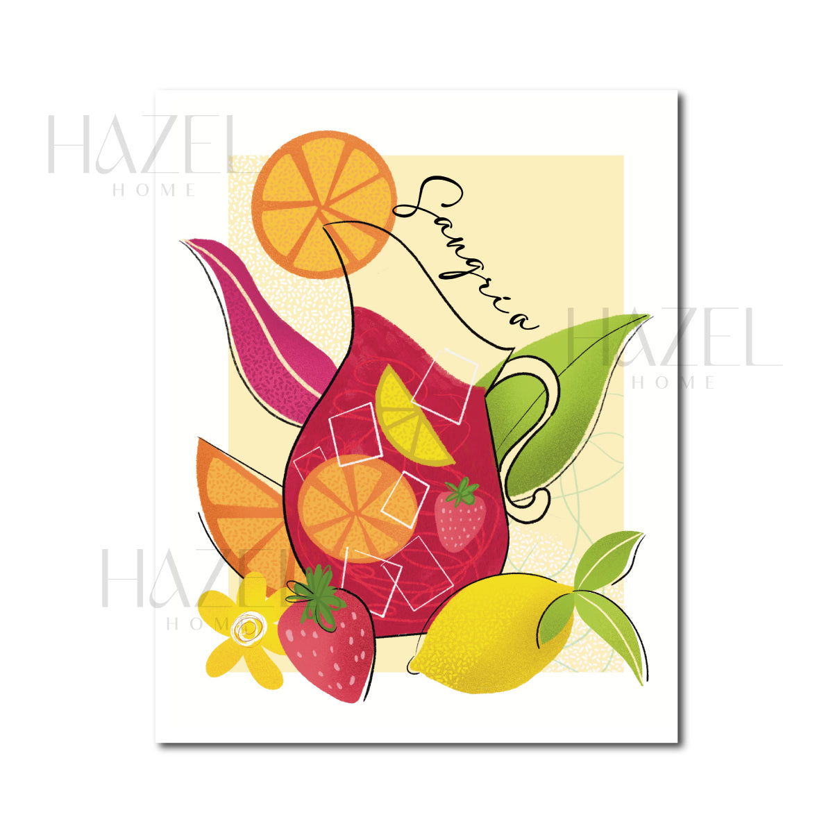 Jarra Sangría Ilustración